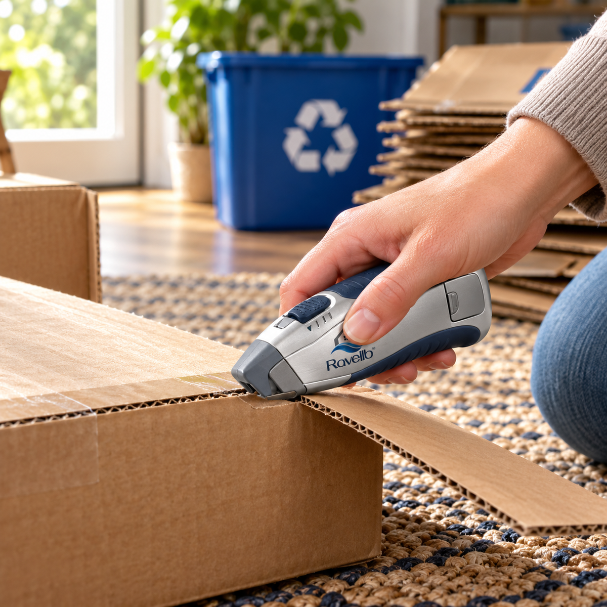 RAVELLB™ ContactSafe Retracting Carton Cutter